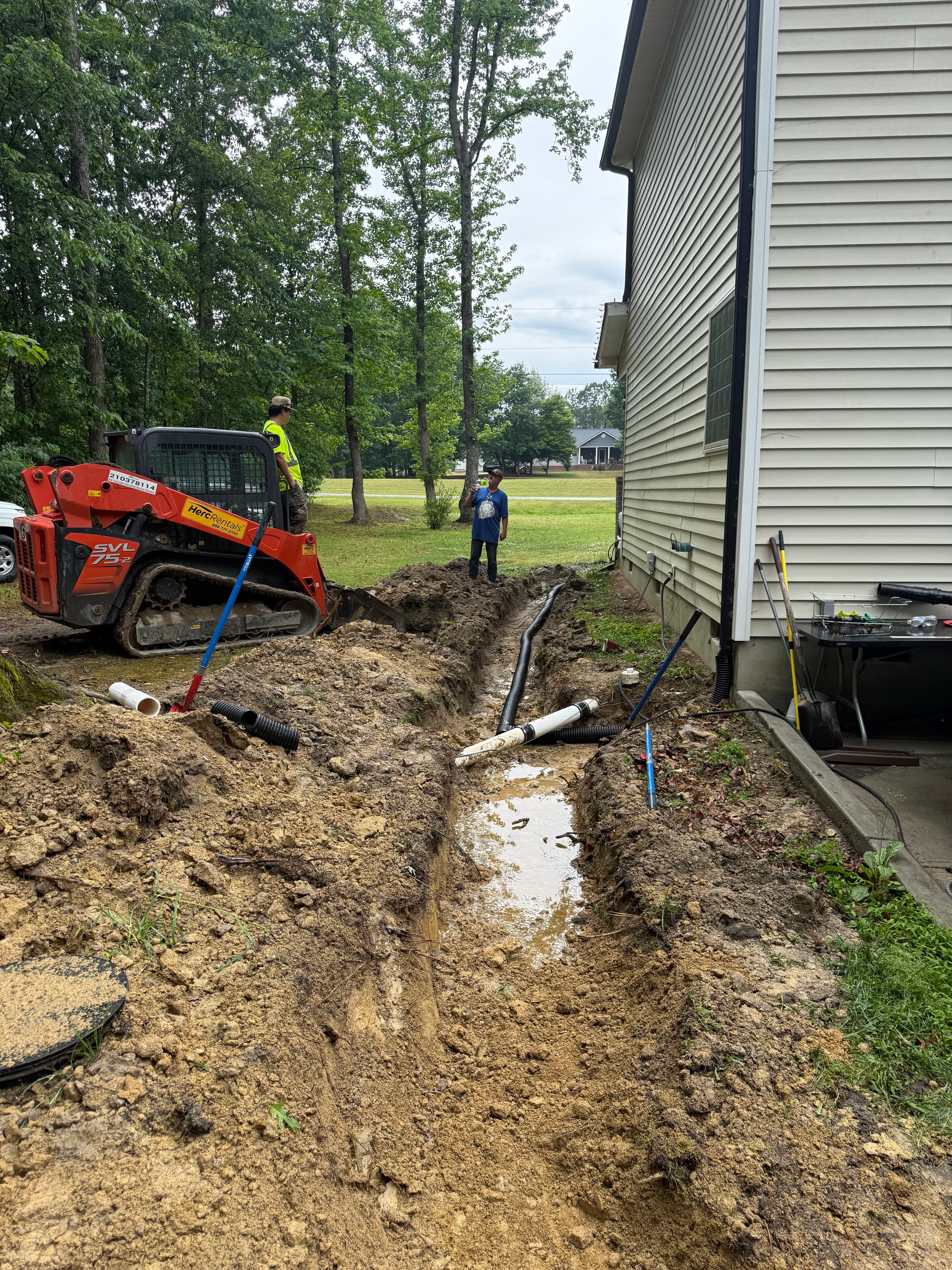 Project Drainage, Land Clearing, Grading and Gravel Driveway Done Right image